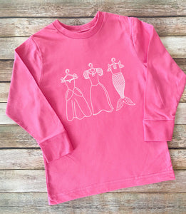 Princess Dresses Long Sleeve Tee