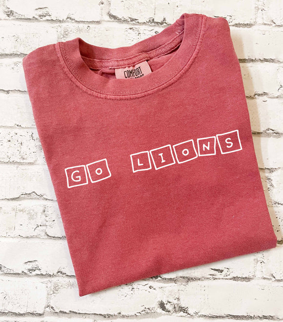 Go Lions Tee (Square Letters)