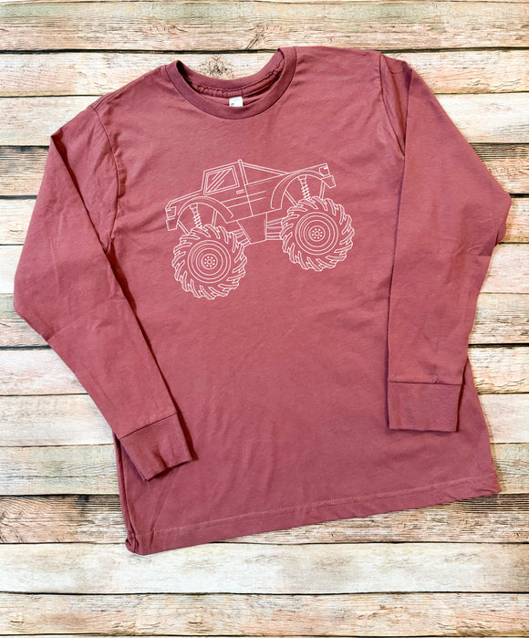 Monster Truck Long Sleeve Tee