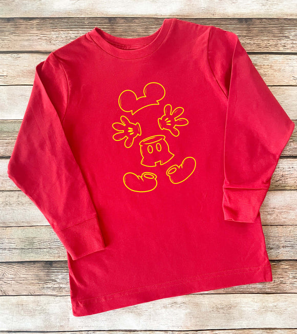 Mouse Friend Long Sleeve Tee