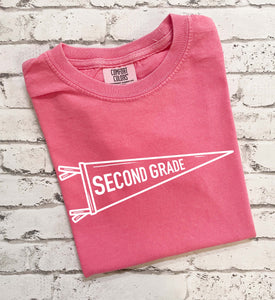 Second Grade Pennant Tee