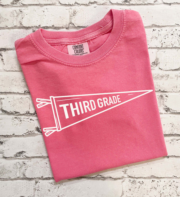 Third Grade Pennant Tee