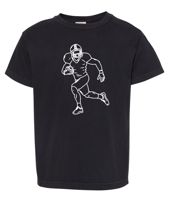 Black Touchdown Tee