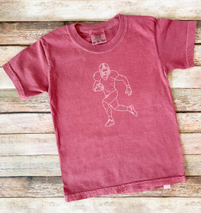 Crimson Touchdown Tee