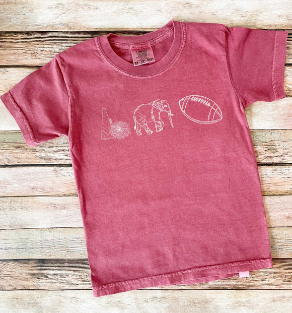 Cheer Elephant Trio Tee