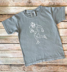 Grey Touchdown Tee