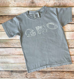 Helmet Bulldog Trio Tee