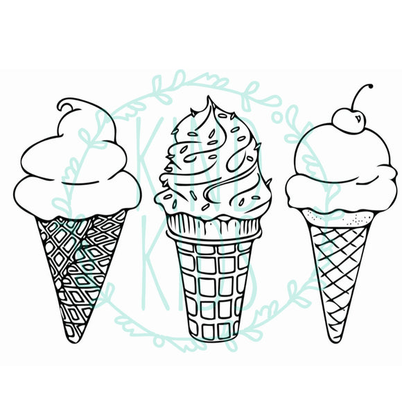 15- Ice Cream Cones