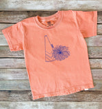 Orange Touchdown Tee