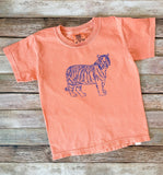 Orange Touchdown Tee