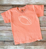 Orange Touchdown Tee