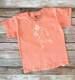 Orange Touchdown Tee