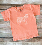 Orange Touchdown Tee