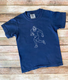 Navy Touchdown Tee