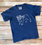 Navy Touchdown Tee