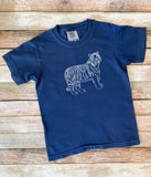 Navy Touchdown Tee