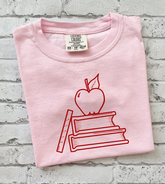 Back to School Books Tee