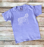 Violet Touchdown Tee