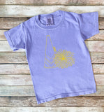 Violet Touchdown Tee