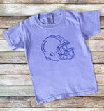 Violet Touchdown Tee