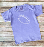 Violet Touchdown Tee